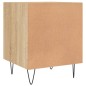 vidaXL Nachttisch Sonoma-Eiche 40x40x50 cm Holzwerkstoff vidaXL Nachttisch Sonoma-Eiche 40x40x50 cm Holzwerkstoff