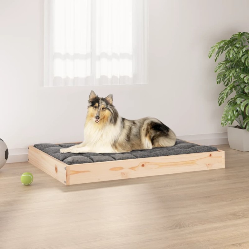 vidaXL Hundebett 91,5x64x9 cm Massivholz Kiefer vidaXL Hundebett 91,5x64x9 cm Massivholz Kiefer