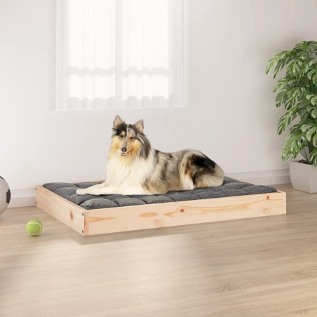 vidaXL Hundebett 91,5x64x9 cm Massivholz Kiefer