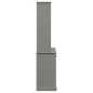 vidaXL Highboard VIGO Grau 78x40x175 cm Massivholz Kiefer vidaXL Highboard VIGO Grau 78x40x175 cm Massivholz Kiefer