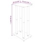 vidaXL Lautsprecher-Ständer 2 Stk. Silbern Hartglas 4 Säulen vidaXL Lautsprecher-Ständer 2 Stk. Silbern Hartglas 4 Säulen