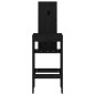 vidaXL Barhocker 2 Stk. Schwarz 40x42x120 cm Massivholz Kiefer vidaXL Barhocker 2 Stk. Schwarz 40x42x120 cm Massivholz Kiefer