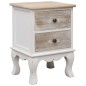 vidaXL Nachttisch 35x30x50 cm Paulownia Holz vidaXL Nachttisch 35x30x50 cm Paulownia Holz