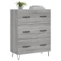 vidaXL Sideboard Grau Sonoma 69,5x34x90 cm Holzwerkstoff vidaXL Sideboard Grau Sonoma 69,5x34x90 cm Holzwerkstoff