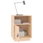 vidaXL Nachttisch 40x34x55 cm Massivholz Kiefer vidaXL Nachttisch 40x34x55 cm Massivholz Kiefer