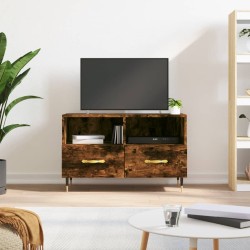 vidaXL TV-Schrank Räuchereiche 80x36x50 cm Holzwerkstoff