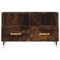vidaXL TV-Schrank Räuchereiche 80x36x50 cm Holzwerkstoff vidaXL TV-Schrank Räuchereiche 80x36x50 cm Holzwerkstoff