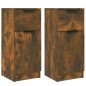 vidaXL Sideboards 2 Stk. Räuchereiche 30x30x70 cm Holzwerkstoff vidaXL Sideboards 2 Stk. Räuchereiche 30x30x70 cm Holzwerkstoff