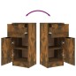 vidaXL Sideboards 2 Stk. Räuchereiche 30x30x70 cm Holzwerkstoff vidaXL Sideboards 2 Stk. Räuchereiche 30x30x70 cm Holzwerkstoff
