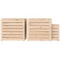 vidaXL 3-tlg. Gartenbox-Set Massivholz Kiefer vidaXL 3-tlg. Gartenbox-Set Massivholz Kiefer