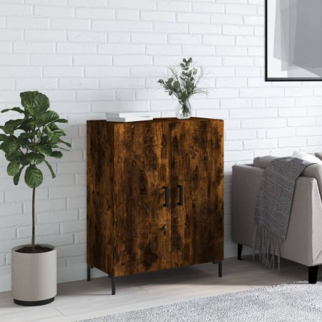 vidaXL Sideboard Räuchereiche 69,5x34x90 cm Holzwerkstoff