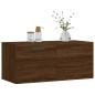 vidaXL Wandschrank Braun Eichen-Optik 80x36,5x35 cm Holzwerkstoff vidaXL Wandschrank Braun Eichen-Optik 80x36,5x35 cm Holzwerkstoff