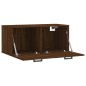 vidaXL Wandschrank Braun Eichen-Optik 80x36,5x35 cm Holzwerkstoff vidaXL Wandschrank Braun Eichen-Optik 80x36,5x35 cm Holzwerkstoff
