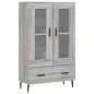 vidaXL Highboard Grau Sonoma 69,5x31x115 cm Holzwerkstoff vidaXL Highboard Grau Sonoma 69,5x31x115 cm Holzwerkstoff