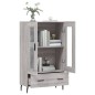 vidaXL Highboard Grau Sonoma 69,5x31x115 cm Holzwerkstoff vidaXL Highboard Grau Sonoma 69,5x31x115 cm Holzwerkstoff
