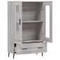 vidaXL Highboard Grau Sonoma 69,5x31x115 cm Holzwerkstoff vidaXL Highboard Grau Sonoma 69,5x31x115 cm Holzwerkstoff