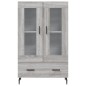 vidaXL Highboard Grau Sonoma 69,5x31x115 cm Holzwerkstoff vidaXL Highboard Grau Sonoma 69,5x31x115 cm Holzwerkstoff