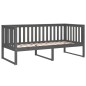 vidaXL Tagesbett Grau 100x200 cm Massivholz Kiefer vidaXL Tagesbett Grau 100x200 cm Massivholz Kiefer