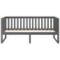 vidaXL Tagesbett Grau 100x200 cm Massivholz Kiefer vidaXL Tagesbett Grau 100x200 cm Massivholz Kiefer