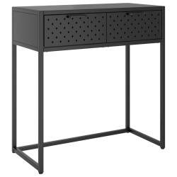 vidaXL Konsolentisch Anthrazit 72x35x75 cm Stahl