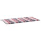 Gartenbank-Auflage Rot Karomuster 120x50x3 cm Oxford-Gewebe Gartenbank-Auflage Rot Karomuster 120x50x3 cm Oxford-Gewebe