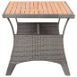 vidaXL Gartentisch Grau 120x70x66 cm Akazie Massivholz vidaXL Gartentisch Grau 120x70x66 cm Akazie Massivholz