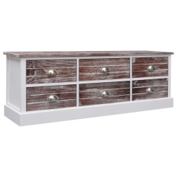 vidaXL Flurbank Braun 115x30x40 cm Holz 