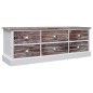 vidaXL Flurbank Braun 115x30x40 cm Holz 