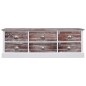 vidaXL Flurbank Braun 115x30x40 cm Holz 
