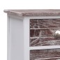 vidaXL Flurbank Braun 115x30x40 cm Holz 