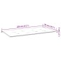 Gartenbank-Auflage Rot Karomuster 120x50x3 cm Oxford-Gewebe Gartenbank-Auflage Rot Karomuster 120x50x3 cm Oxford-Gewebe