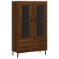 vidaXL Highboard Braun Eichen-Optik 69,5x31x115 cm Holzwerkstoff vidaXL Highboard Braun Eichen-Optik 69,5x31x115 cm Holzwerkstoff