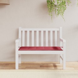 vidaXL Gartenbank-Auflage Weinrot 100x50x3 cm Oxford-Gewebe