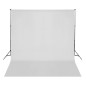 vidaXL Fotohintergrund Baumwolle Weiß 300 x 300 cm vidaXL Fotohintergrund Baumwolle Weiß 300 x 300 cm