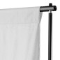 vidaXL Fotohintergrund Baumwolle Weiß 300 x 300 cm vidaXL Fotohintergrund Baumwolle Weiß 300 x 300 cm