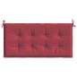 vidaXL Gartenbank-Auflage Weinrot 100x50x3 cm Oxford-Gewebe vidaXL Gartenbank-Auflage Weinrot 100x50x3 cm Oxford-Gewebe