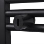Handtuchheizkörper Warmwasser Gerade Schwarz 480x480 mm Handtuchheizkörper Warmwasser Gerade Schwarz 480x480 mm