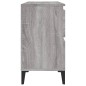 vidaXL Waschbeckenunterschrank Grau Sonoma 80x33x60 cm Holzwerkstoff vidaXL Waschbeckenunterschrank Grau Sonoma 80x33x60 cm Holzwerkstoff