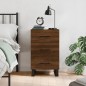 vidaXL Nachttisch Braun Eichen-Optik 40x40x66 cm Holzwerkstoff vidaXL Nachttisch Braun Eichen-Optik 40x40x66 cm Holzwerkstoff