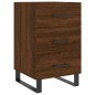 vidaXL Nachttisch Braun Eichen-Optik 40x40x66 cm Holzwerkstoff vidaXL Nachttisch Braun Eichen-Optik 40x40x66 cm Holzwerkstoff