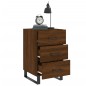 vidaXL Nachttisch Braun Eichen-Optik 40x40x66 cm Holzwerkstoff vidaXL Nachttisch Braun Eichen-Optik 40x40x66 cm Holzwerkstoff
