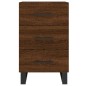 vidaXL Nachttisch Braun Eichen-Optik 40x40x66 cm Holzwerkstoff vidaXL Nachttisch Braun Eichen-Optik 40x40x66 cm Holzwerkstoff