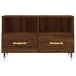 vidaXL TV-Schrank Braun Eichen-Optik 80x36x50 cm Holzwerkstoff vidaXL TV-Schrank Braun Eichen-Optik 80x36x50 cm Holzwerkstoff