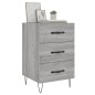 vidaXL Nachttisch Grau Sonoma 40x40x66 cm Holzwerkstoff vidaXL Nachttisch Grau Sonoma 40x40x66 cm Holzwerkstoff