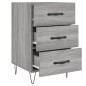 vidaXL Nachttisch Grau Sonoma 40x40x66 cm Holzwerkstoff vidaXL Nachttisch Grau Sonoma 40x40x66 cm Holzwerkstoff