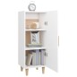 vidaXL Sideboard Weiß 34,5x34x90 cm Holzwerkstoff vidaXL Sideboard Weiß 34,5x34x90 cm Holzwerkstoff