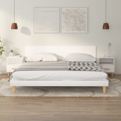 vidaXL Nachttische 2 Stk. Weiß 40x35x47 cm