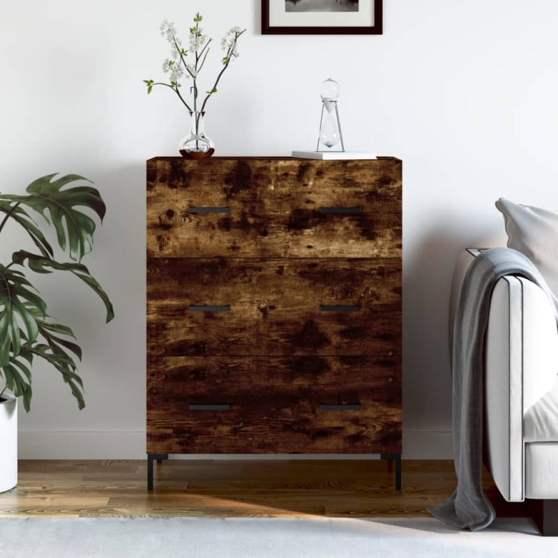 vidaXL Sideboard Räuchereiche 69,5x34x90 cm Holzwerkstoff vidaXL Sideboard Räuchereiche 69,5x34x90 cm Holzwerkstoff