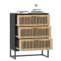vidaXL Sideboard Schwarz 60x30x75 cm Holzwerkstoff vidaXL Sideboard Schwarz 60x30x75 cm Holzwerkstoff