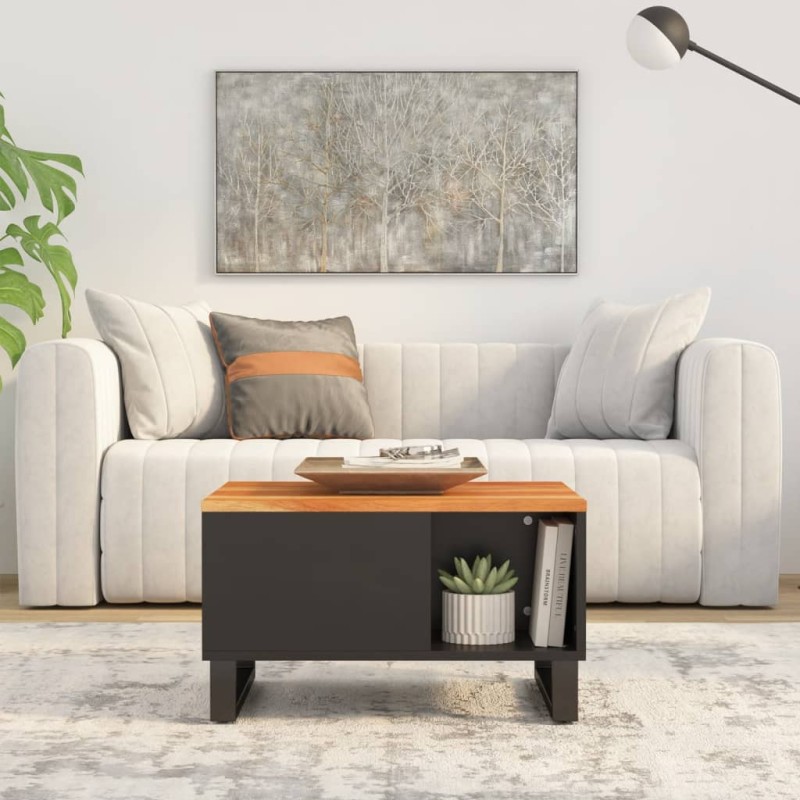 vidaXL Couchtisch 60x50x35 cm Massivholz Akazie vidaXL Couchtisch 60x50x35 cm Massivholz Akazie